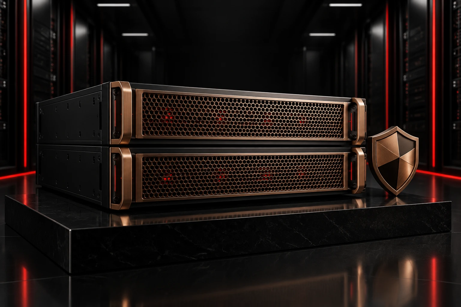 Bronze WordPress Hosting server illustration