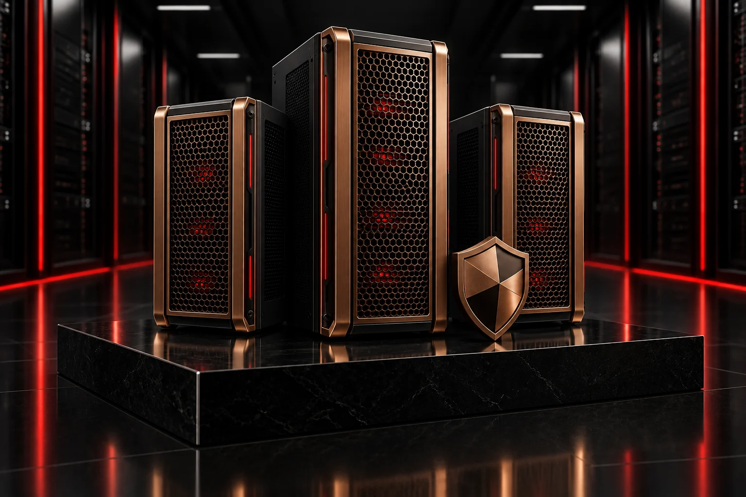 Bronze Elite Hosting server illustration